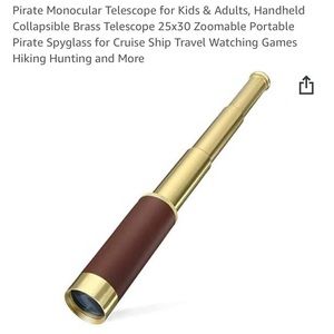 COPY - Brass telescope NWT By: Safari